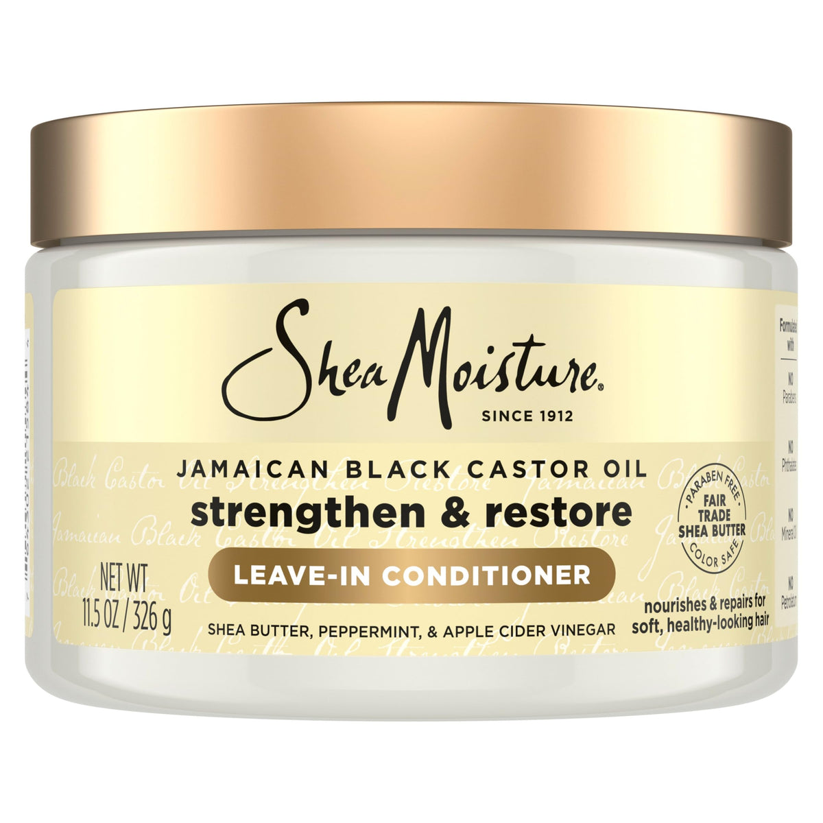 Shea Moisture Jamaican Black Castor Oil Strengthen & Grow Leave-In Conditioner, 11 Ounce