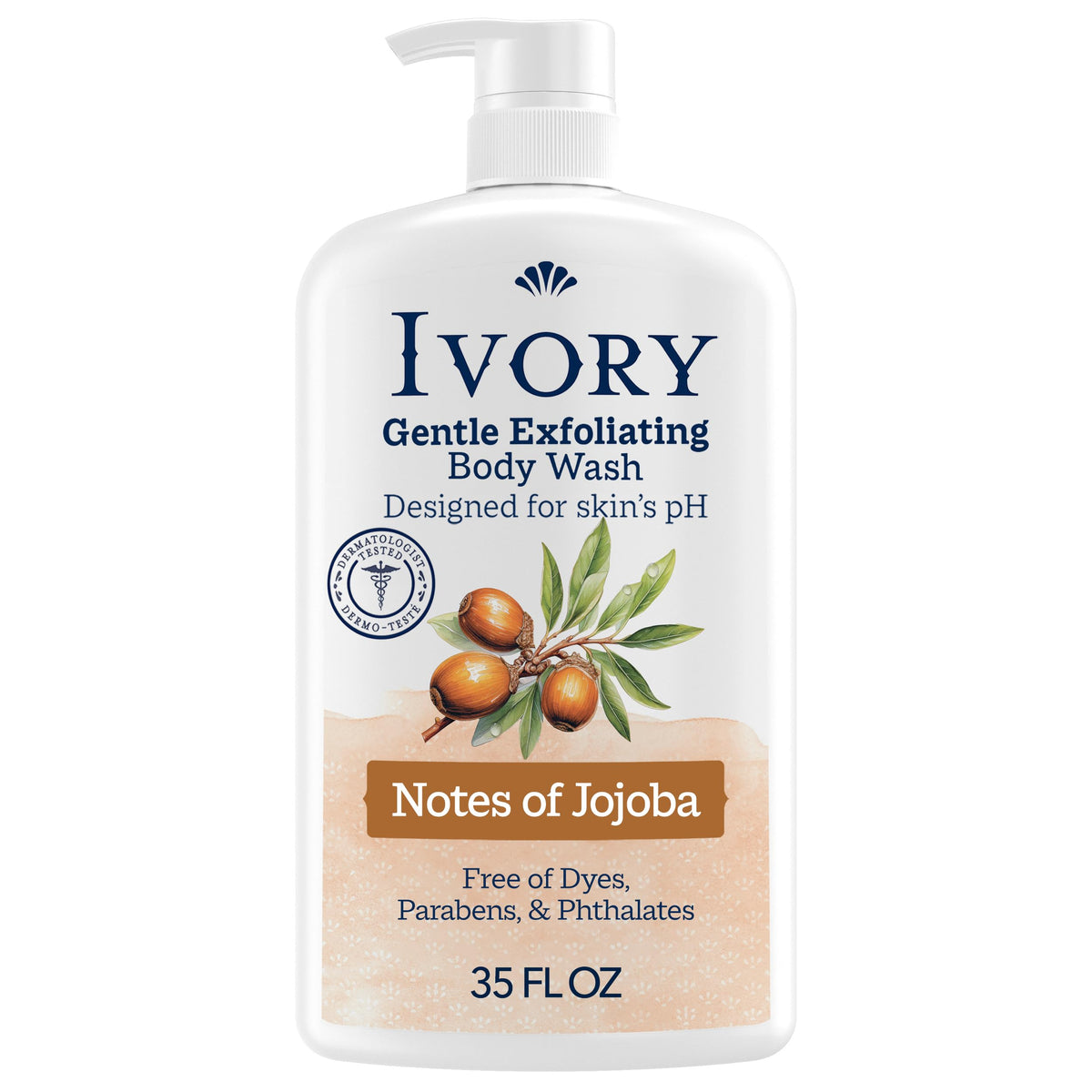 Ivory Body Wash Designed for the Whole Family, Honey Scent, 35 oz
