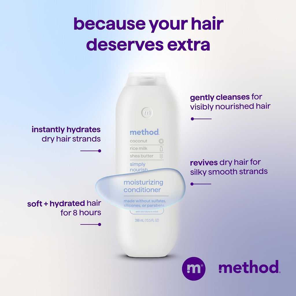 method Moisturizing Conditioner, Simply Nourish, 13.5 fl oz