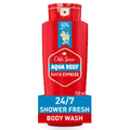 Old Spice Refreshing Body Wash for Men, 3X Defense, 24/7 Shower Fresh with Long Lasting Scent, Red Collection, Swagger with Cedarwood Scent, 24 oz (Pack of 2)