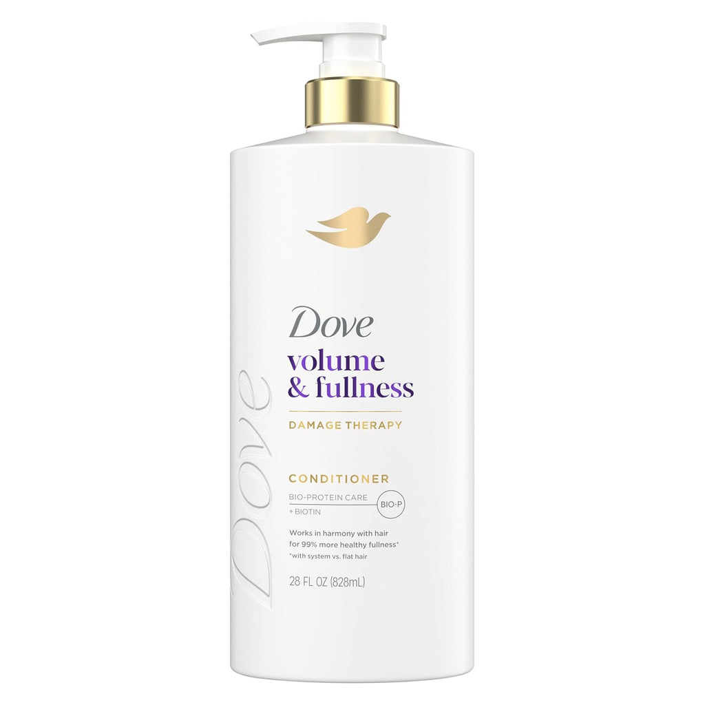 Dove Conditioner Volume & Fullness for Thin Hair, Bio-Protein, 28 Fl Oz