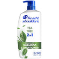 Head & Shoulders Tea Tree Oil 2-in-1 Anti-Dandruff Shampoo and Conditioner, 72-Hour Protection, 1% Pyrithione Zinc, 28.2 fl oz