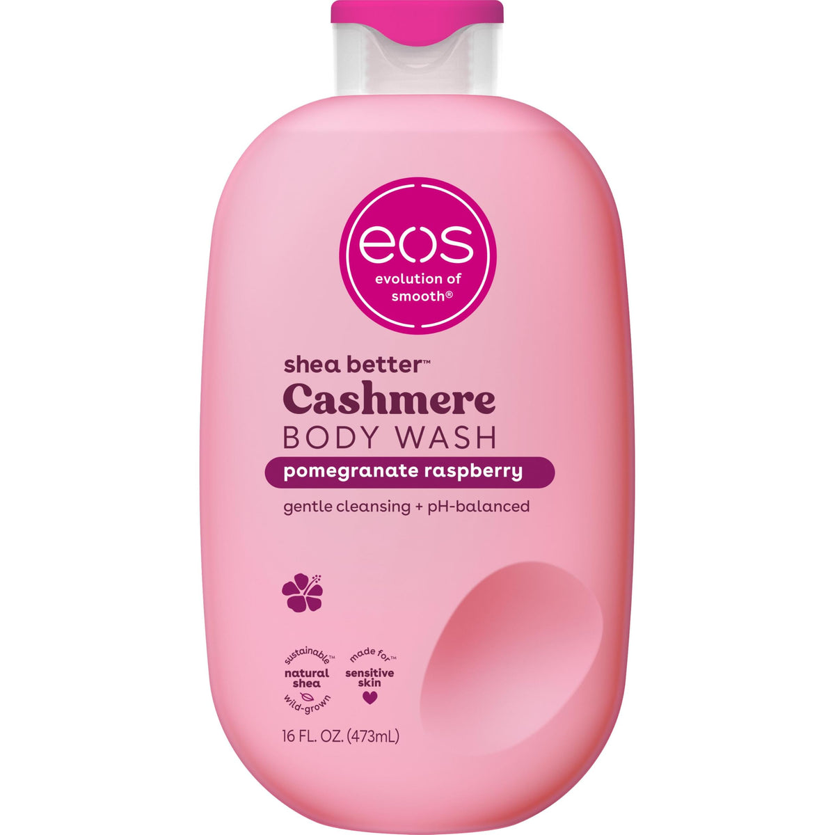 eos Cashmere Body Wash- Vanilla Cashmere, Creamy Gel with Shea Butter, 16 fl oz