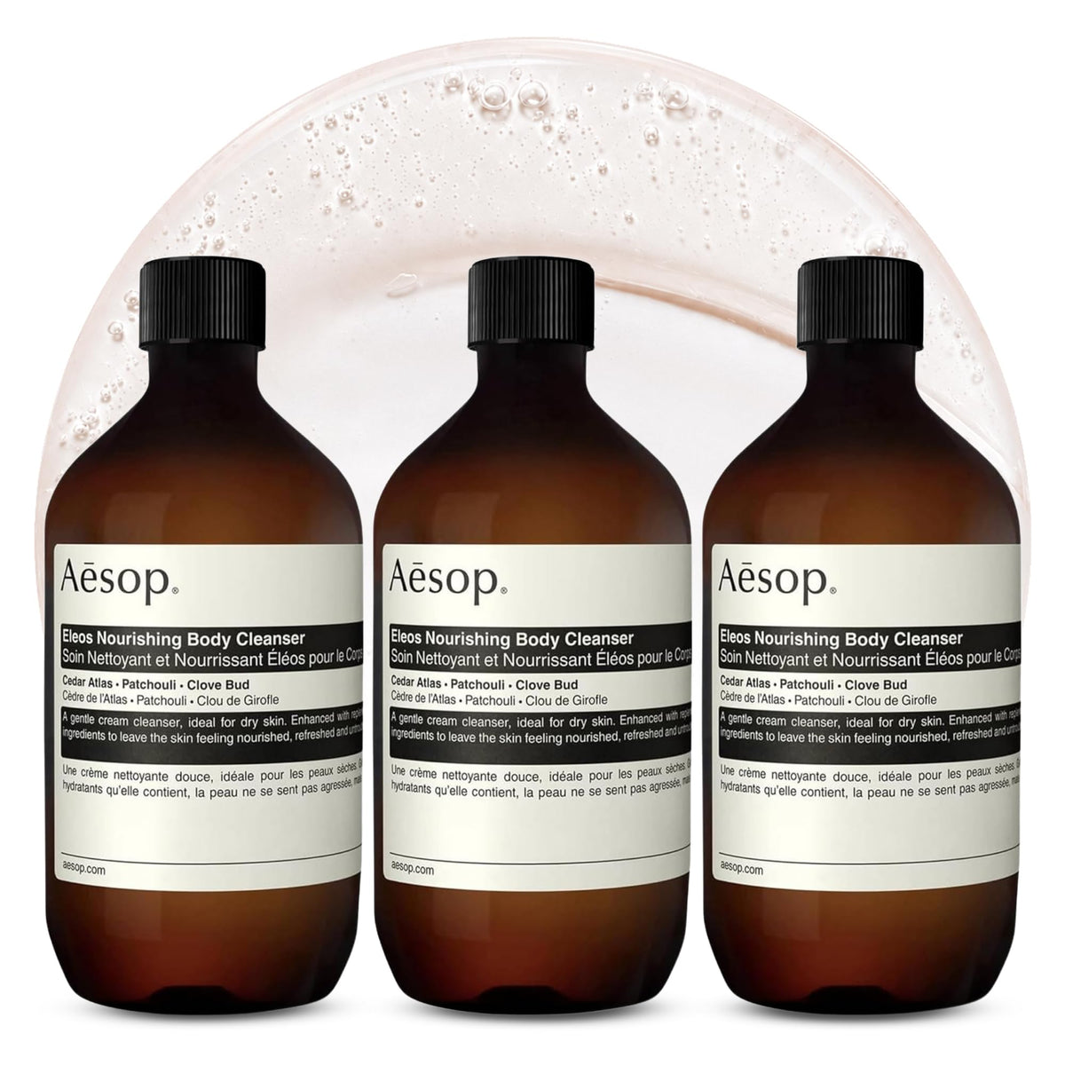 Aesop Geranium Leaf Body Cleanser | Gentle Shower Gel with Geranium, Mandarin and Bergamot Essential Oil Blend to Refresh & Balance Skin | 500 mL / 16.9 oz