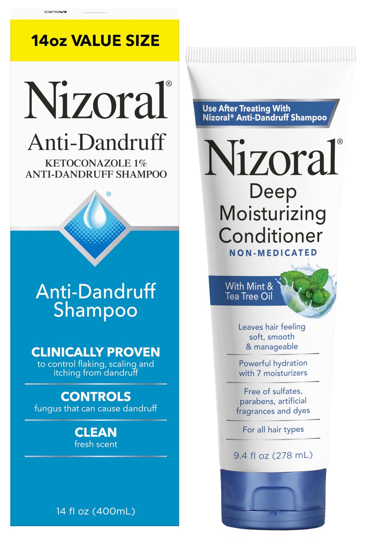 Nizoral Deep Moisturizing Conditioner, 9.4 oz, Anti-Dandruff Conditioner