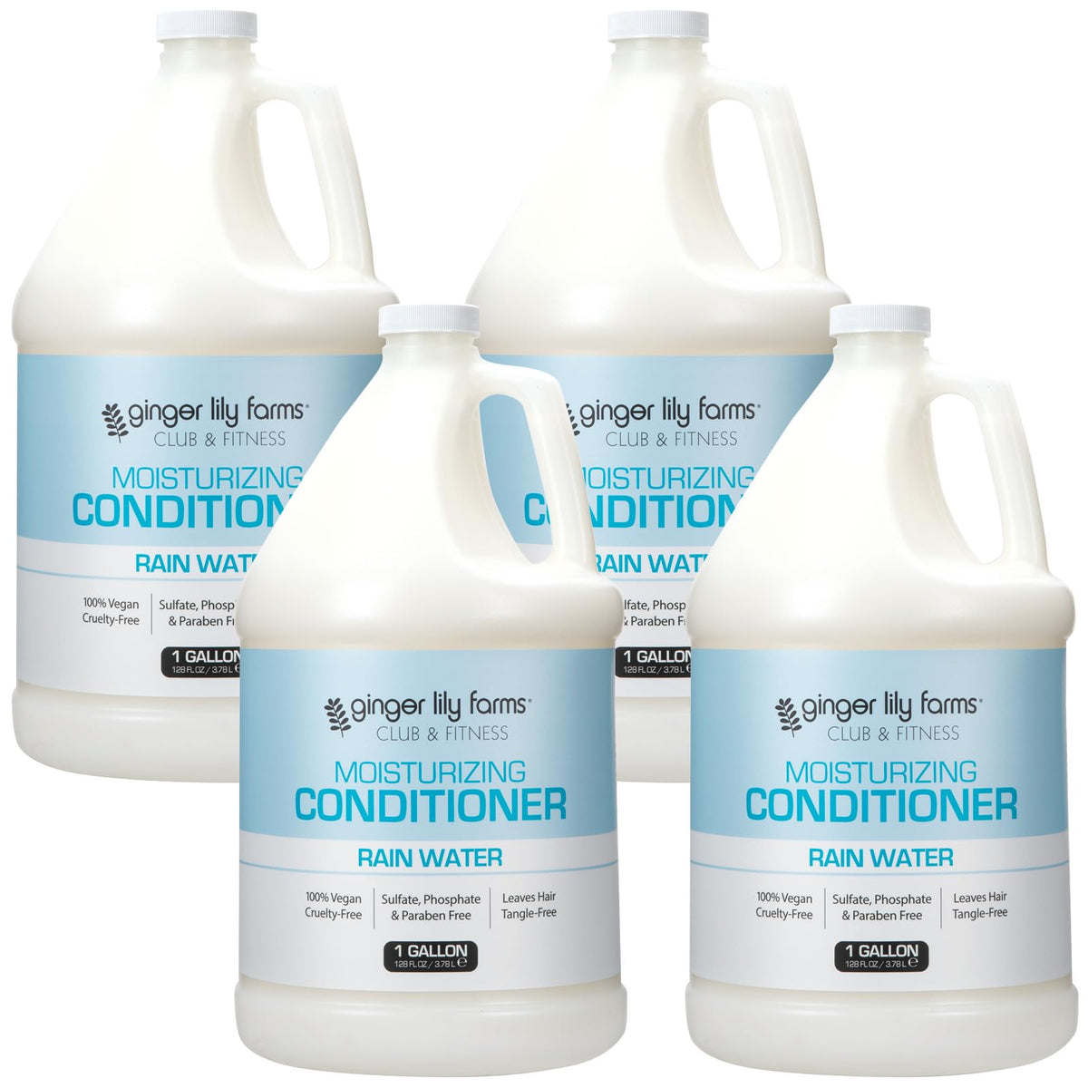 Ginger Lily Farms Club & Fitness Conditioner, 128oz, Aloe Vera