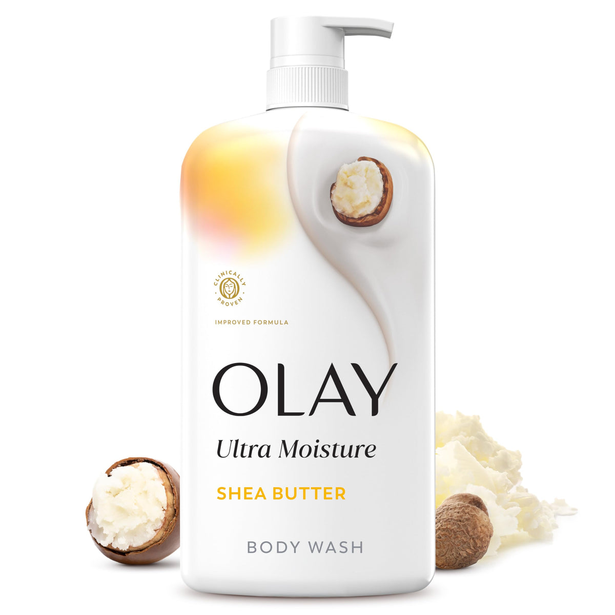 Olay Body Wash for Women, Fresh Radiance, 24/7 Skin-Loving Freshness, Visibly Radiant, Plant Based Cleansers, Vitamin B3 & Antioxidant Blend, For All Skin Types, Strawberry & Mint Scent, 29 fl oz