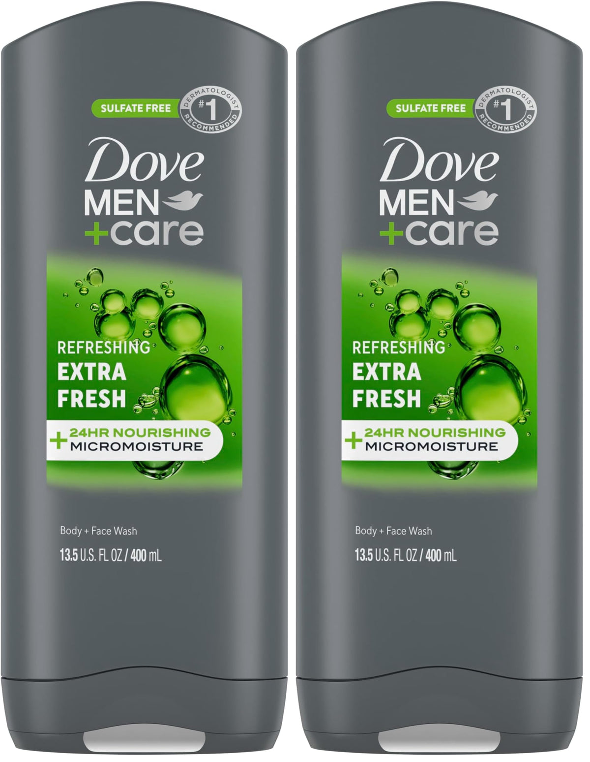 DOVE MEN + CARE Body & Face Wash Refreshing Extra Fresh Men's Body 30 oz