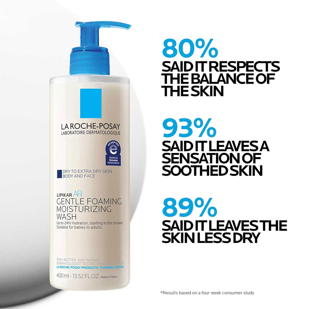 La Roche-Posay Lipikar AP+ Gentle Moisturizing Body Wash, with Shea Butter