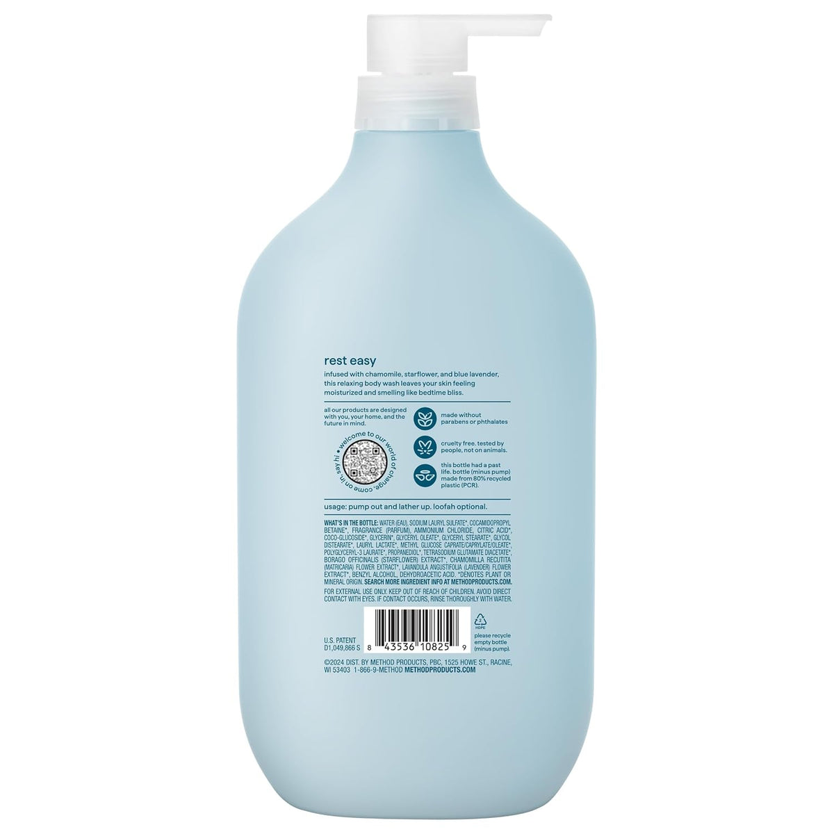 method Body Wash, Wind Down, 28 fl oz