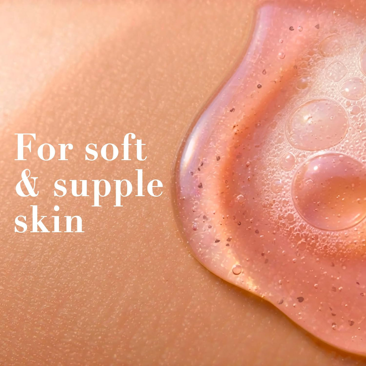 OGX Sensitive + Rose Water & Pink Sea Salt Body Scrub, 19.5 fl oz