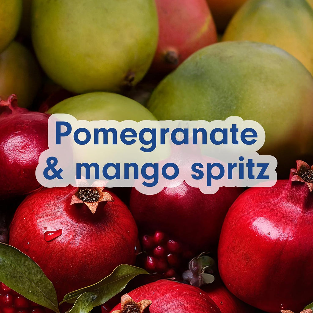 Softsoap Body Wash, Pomegranate & Mango Spritz Body Wash, 20 Fl Oz (Pack of 4)