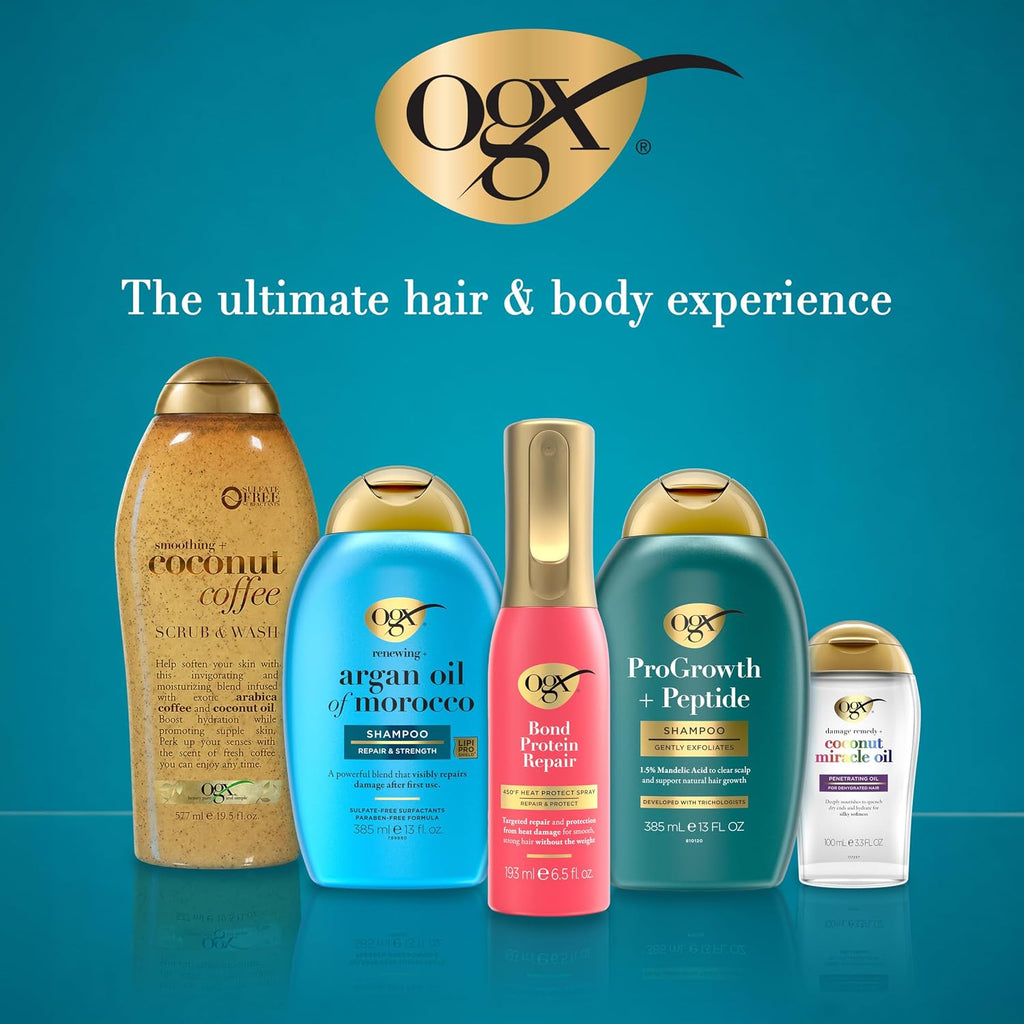 OGX Sensitive + Rose Water & Pink Sea Salt Body Scrub, 19.5 fl oz