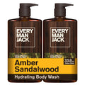 Every Man Jack Hydrating Body Wash for Men, Sea Minerals Citron, 2pk