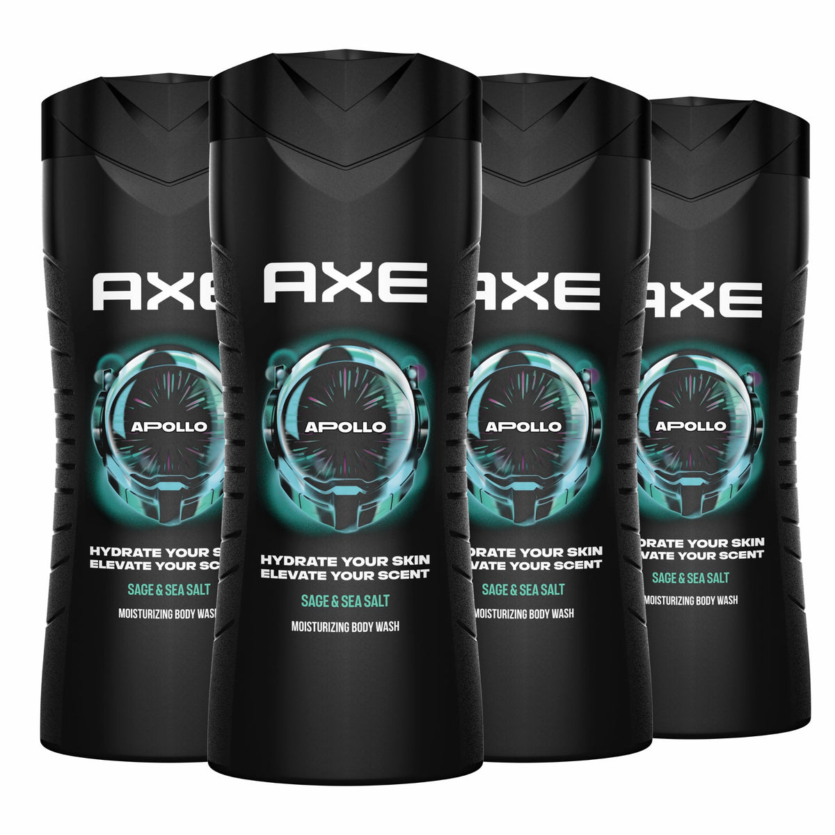 AXE Sage & Cedarwood Body Wash Apollo 4 Count 16 fl oz