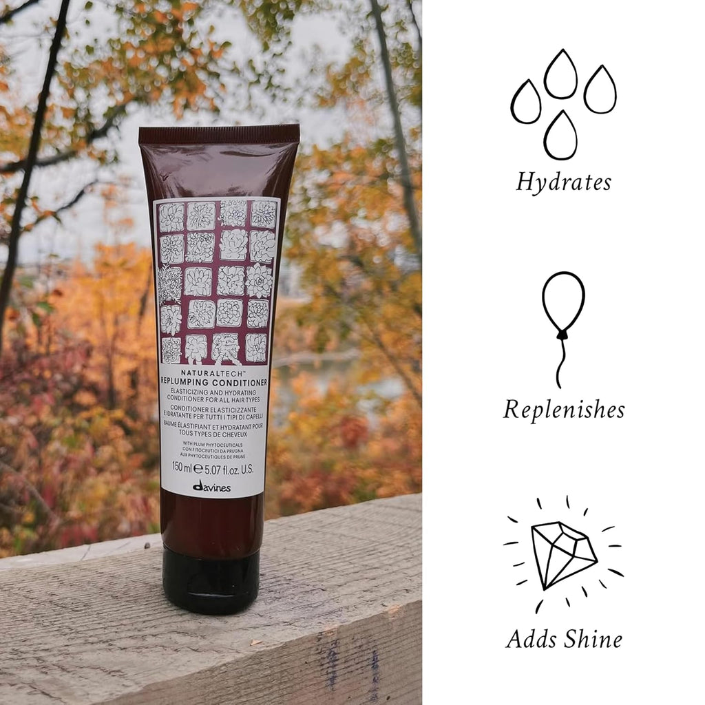 Davines Naturaltech Replumping Conditioner, gentle treatment for fine hair