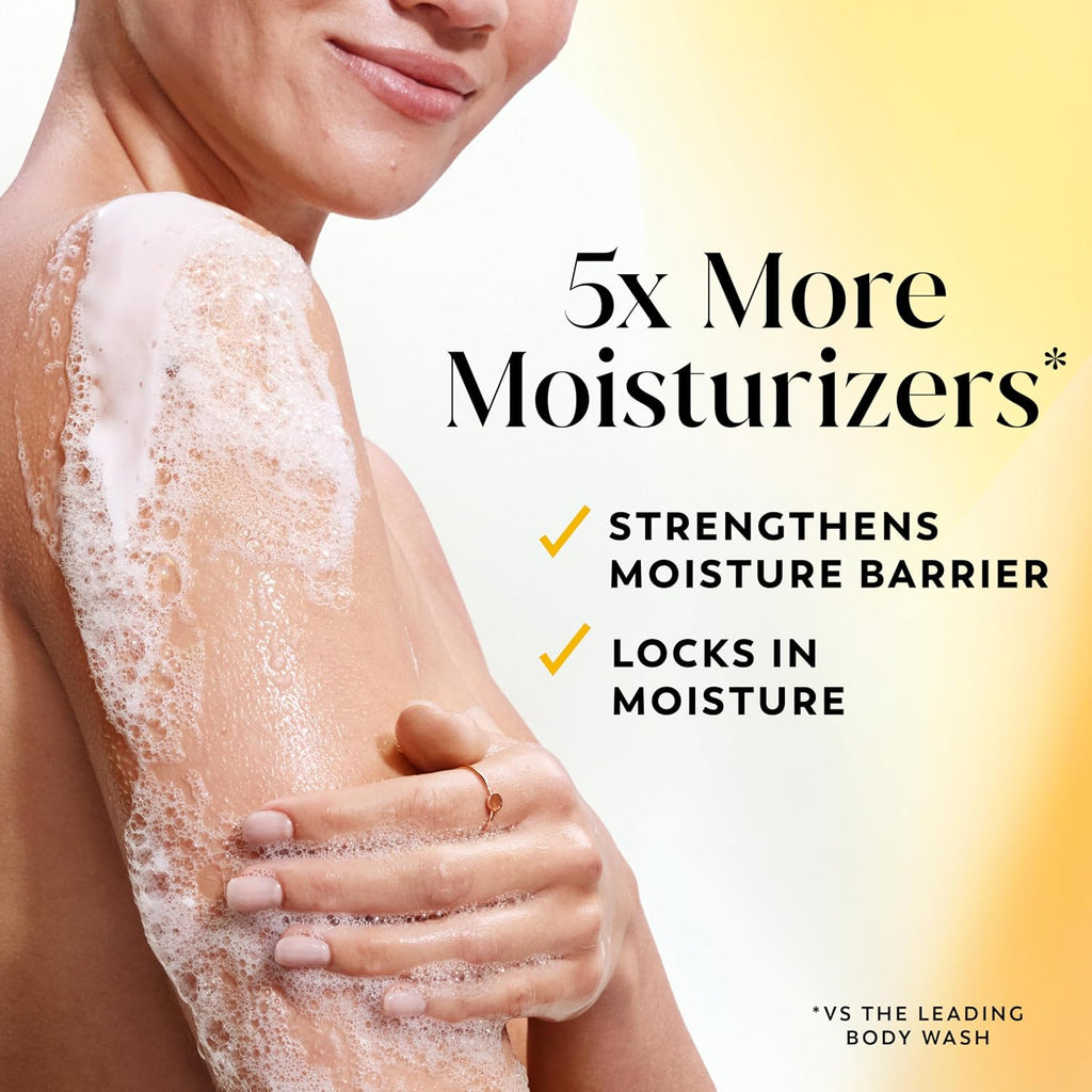Olay Body Wash for Women, Ultra Moisture, 24hr Moisturizing, Hydrating & Refreshing, B3 Vitamin Complex, Free of Parabens & Phthalates, for All Skin Types, Shea Butter Scent, 22 fl oz (Pack of 4)