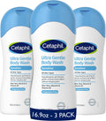 Cetaphil Ultra Gentle Refreshing Body Wash, Hypoallergenic, 16.9oz, 3ct