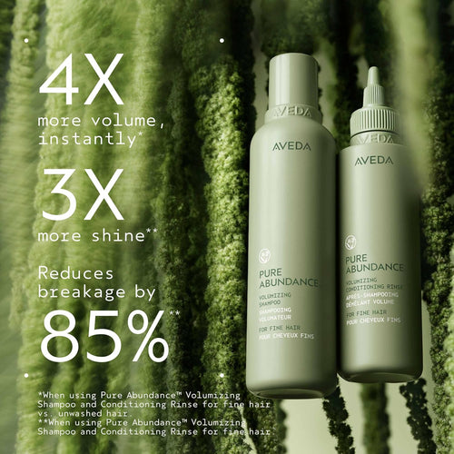 Aveda Pure Abundance Volumizing Shampoo | Shampoo For Fine Hair | Removes Product Build-Up And Excess Oil | 4X More Volume* | Notes of Jasmine, Peppermint, Pamarosa and Ylang Ylang