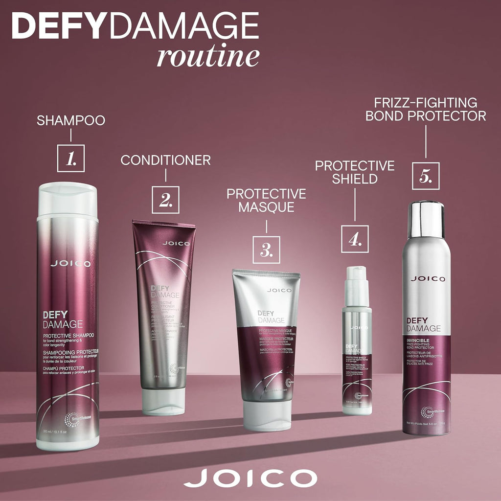 Joico Defy Damage Protective Conditioner | For Color-Treated Hair | Strengthen Bonds & Preserve Hair Color | With Moringa Seed Oil & Arginine | 33.8 Fl Oz