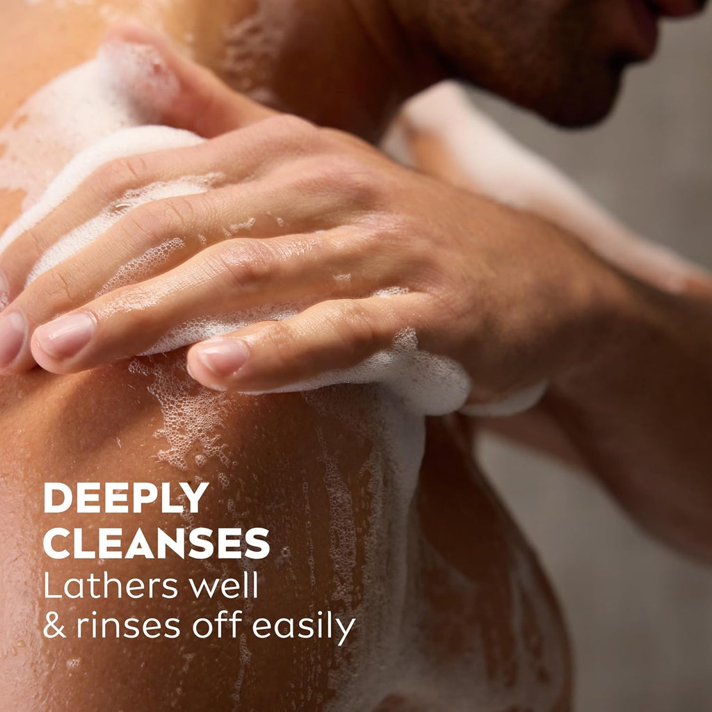NIVEA MEN Active Clean 3-in-1 Body Wash, Mulitpack, 3 x 16.9 FL OZ